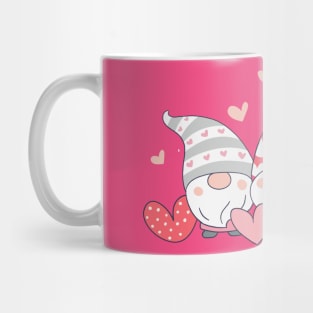 Gnome Valentines and Hearts Mug